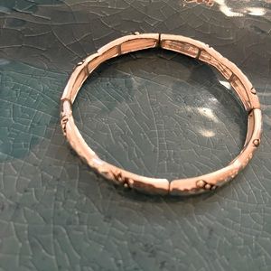 Silver stretchy bracelet